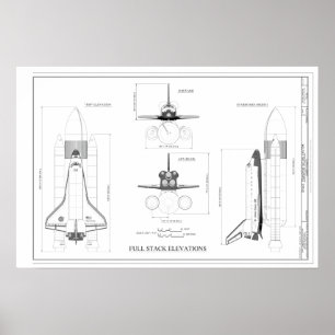 Vintagens pendelsknappskoncept Technical Teckning Poster