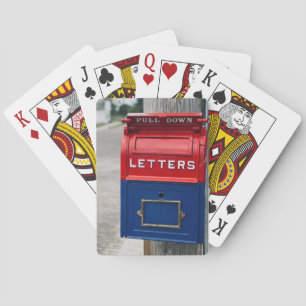 Vintagens postlåda casinokort