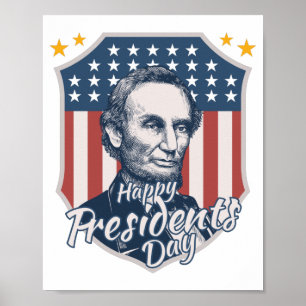 Vintagens presidentdag poster