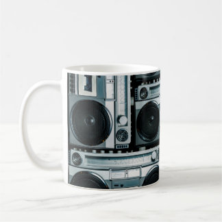 Vintagens radiobombox kaffemugg