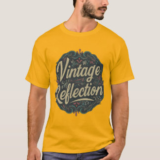 Vintagens reflektionskonstruktion t shirt