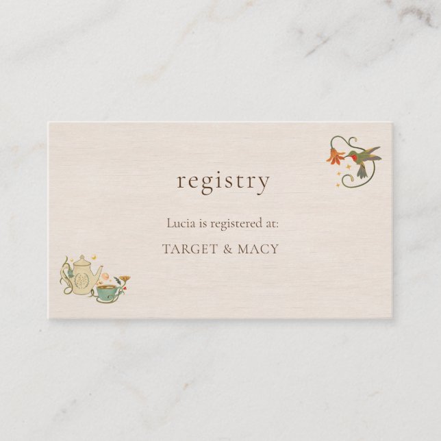 Vintagens register över Blommigtens Möhippa Tilläggskort (Framsida)