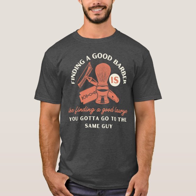 Vintagens säkerhetsraketer citerar roliga barberli t shirt (Framsida)