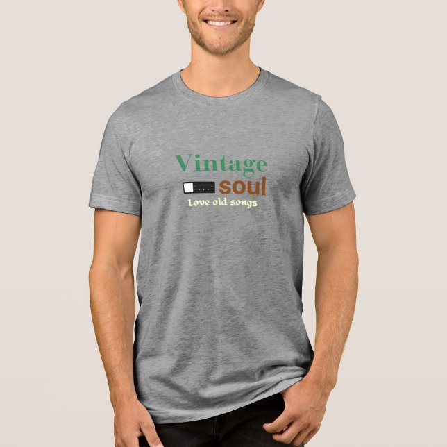 Vintagens själströja | Förbered din reflexbild T Shirt (Framsida)