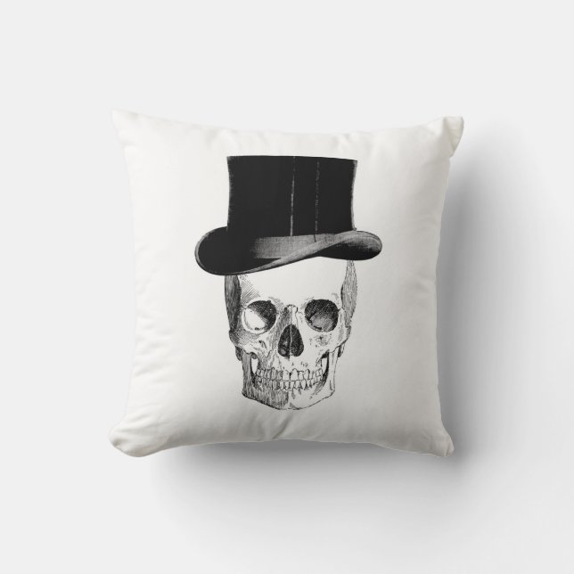 vintagens skallillustration med hatt kudde (Framsida)
