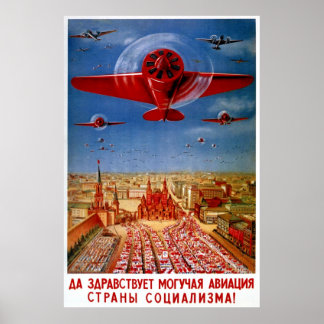 Vintagens sovjetiska propagandaPoster 1930 Poster