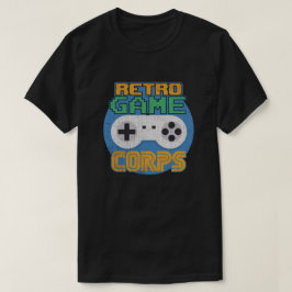 Vintagens störda Retro-spelkontroll T Shirt