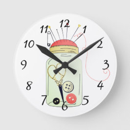 Vintagens syresats rund klocka