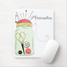 Vintagens sysats med musmatta