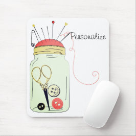 Vintagens sysats med musmatta