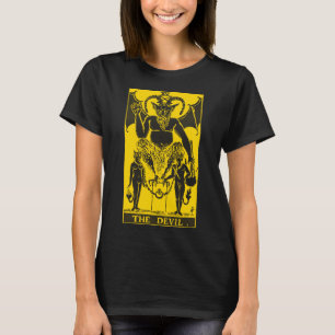 VINTAGENS TAROT-KORT DJÄVULEN T SHIRT