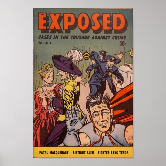 Vintagens Tecknad Cover Poster (Framsidan)