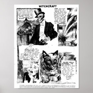 Vintagens Tecknad Poster