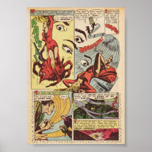 Vintagens Tecknad Poster