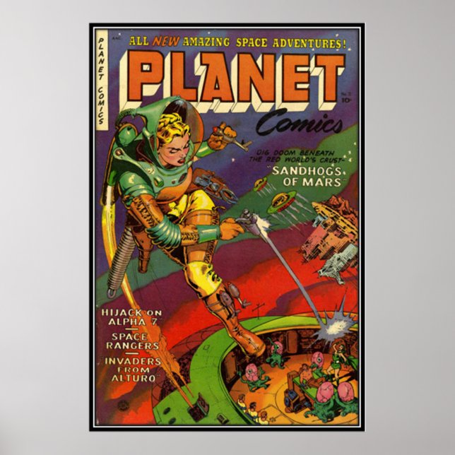 Vintagens tecknad - remsa poster (Framsidan)