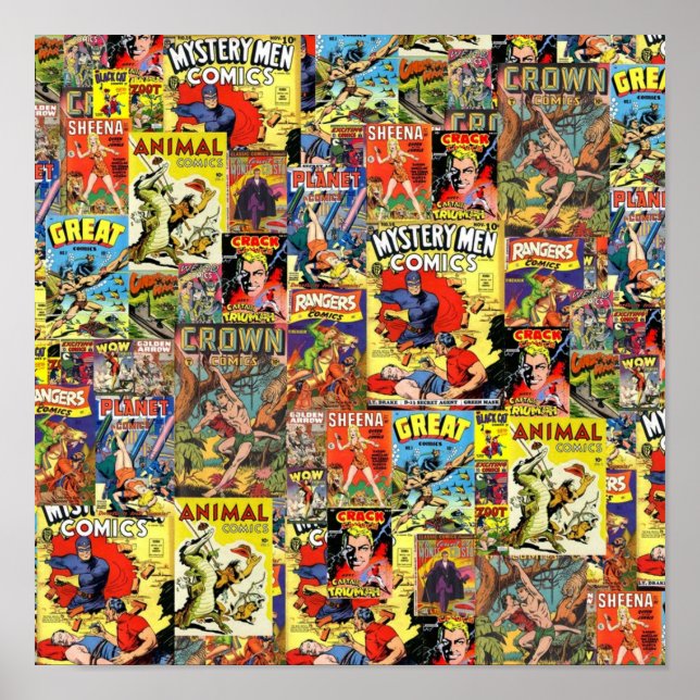 Vintagens Tecknader Poster (Framsidan)