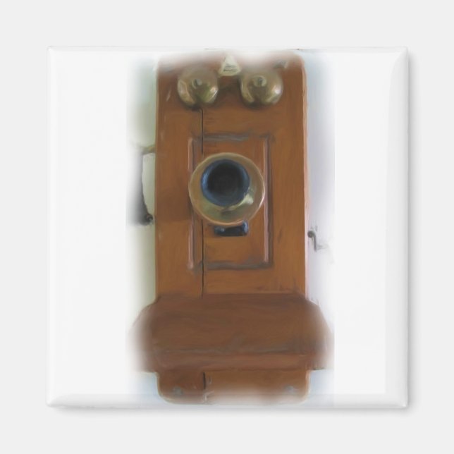 Vintagens telefonnummer magnet (Framsidan)