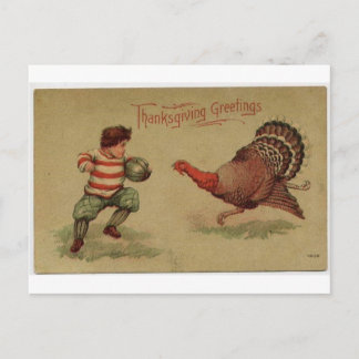 Vintagens Thanksgiving Helg Vykort