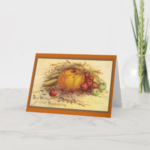 Vintagens Thanksgiving Helgkort
