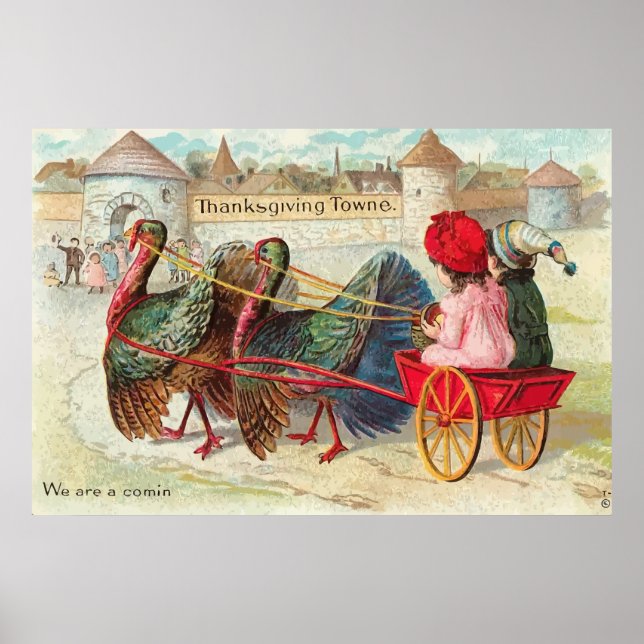 Vintagens Thanksgiving Towne Poster (Framsidan)