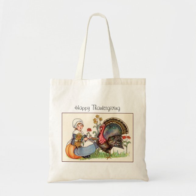 vintagens thanksgiving tygkasse (Framsidan)