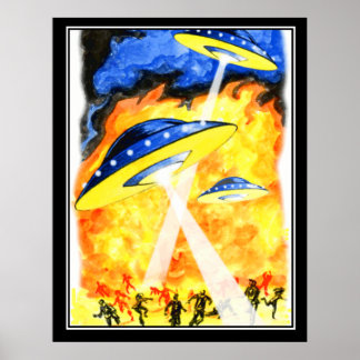 Vintagens två världar - återtryck poster