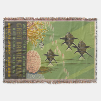 Vintagens Underbara avdragstrådstangent för hinder Filt