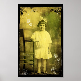 Vintagens underordnad körning poster