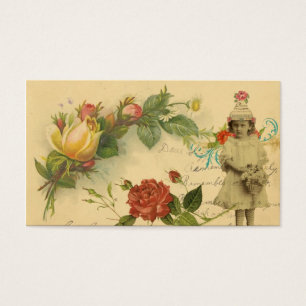 Vintagens underordnade ACEO Visitkort