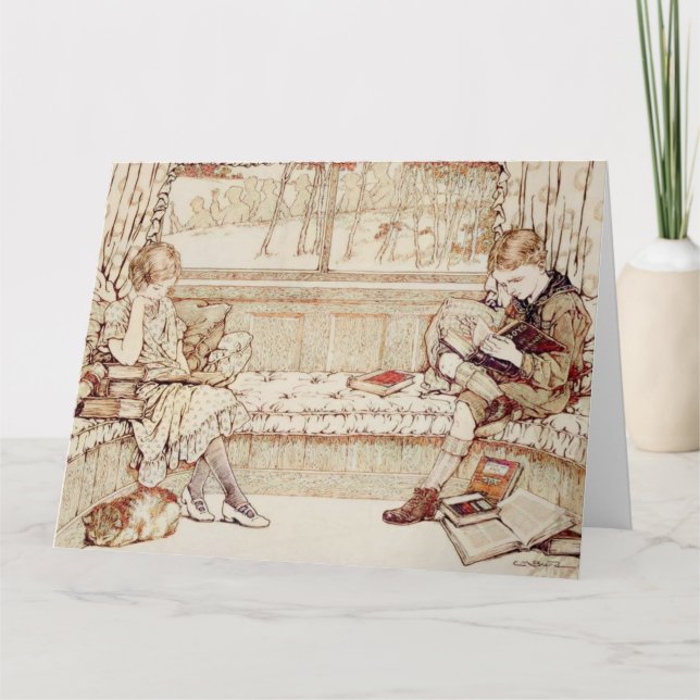 Vintagens underordnade läsa kort (Framsida)