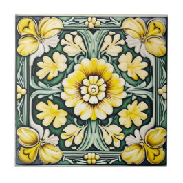 vintagens utformning peranakan kakelplatta