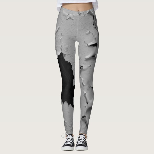 Vintagens utseende Färgfärg Leggings (Framsida)