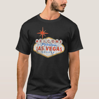 Vintagens välkomstsida till Las Vegas-signalen T Shirt