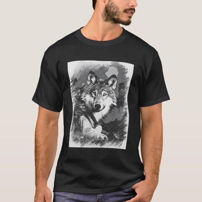 Vintagens Varg T Shirt (Framsida)