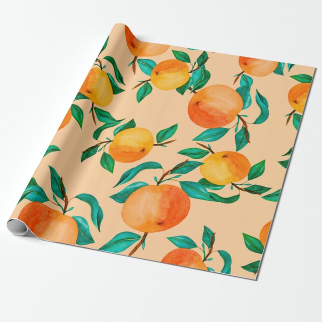 Vintagens vattenfärgsillustration bakgrundsmix kol presentpapper (Utrullad)