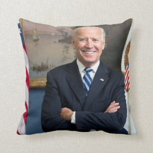 Vintagens Vice President Joe Biden Porträtt Kudde