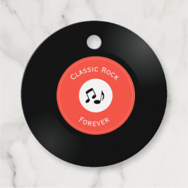 Vintagens vinylpostdesign - favorittagg gåvor etiketter