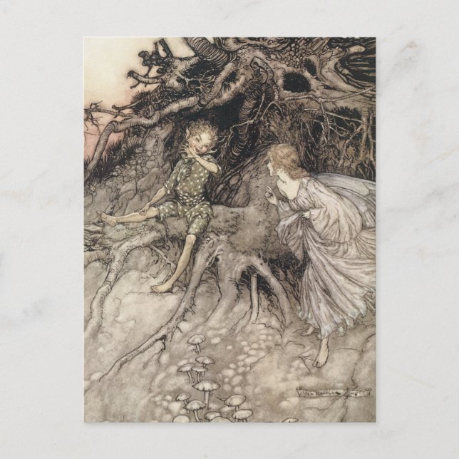 Vintagens vykort för Älva (Framsida)