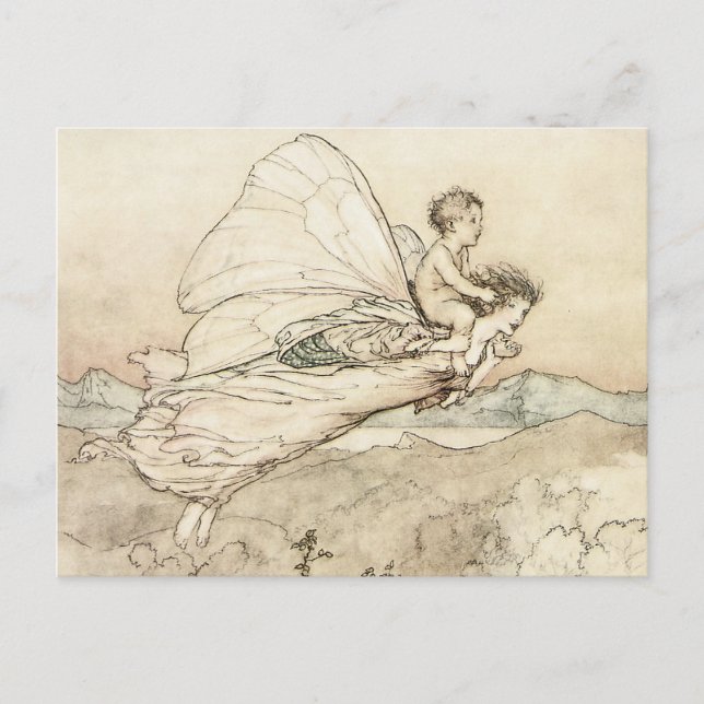 Vintagens vykort för Älva (Framsida)