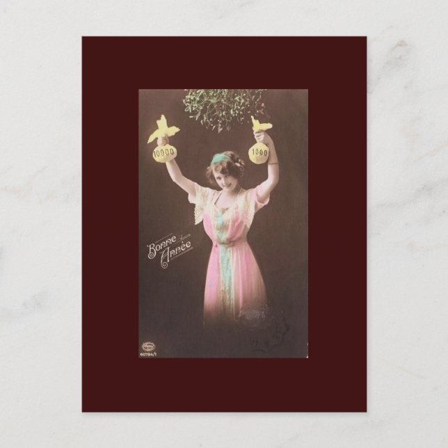 Vintagens vykort för Fransk (Framsida)