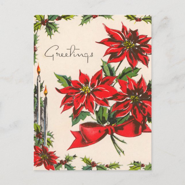 Vintagens vykort för hälsningar (Framsida)