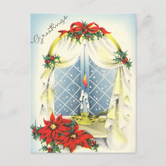 Vintagens vykort för hälsningar (Framsida)