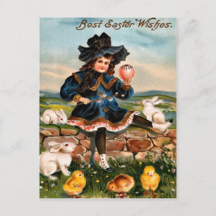 Vintagens vykort för Påskhare