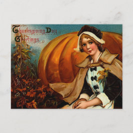 Vintagens vykort för Thanksgiving