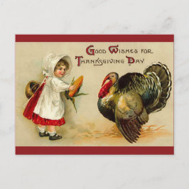 Vintagens vykort för Thanksgiving