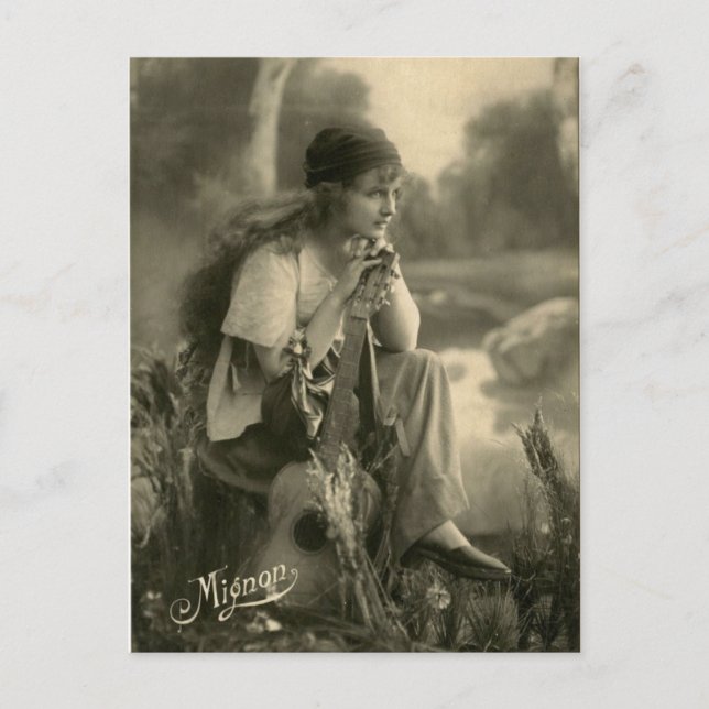 Vintagens vykort för zigenare (Framsida)