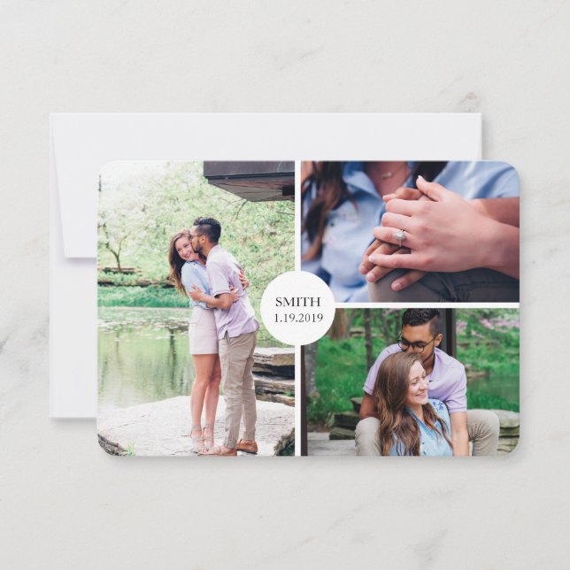 Vintagens vykort Spara datum (Framsida)