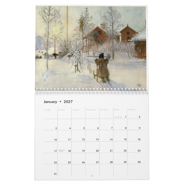 VINTAGEÖGONBLICK KALENDER (Jan 2027)