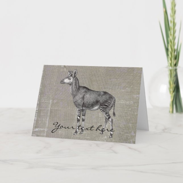 VintageOkapi Kort (Framsida)
