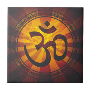 VintageOm-symbol Kakelplatta